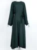 Ethnic Clothing Autumn Elegant Women Muslim Dress Abaya Kaftans Casual Morocco Dresses Woman Dubai Turkey Islam Long Dress Robe Femme Vestidos 230529