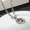 bijoux de créateur bracelet collier bague 925 pur fil torsadé collier tissé entrelacé pendentif motif anciens amoureux