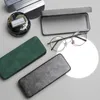 Okulary przeciwsłoneczne torebki Wysokiej ekologicznej twardej aksamitnej obudowy skórzane modne szklanki przenośne akcesoria