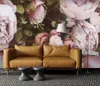 Papier peint personnalisé grand nordique Simple petite rose fraîche salon fond mur 3D papier peint Mural
