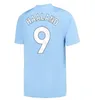 2023 2024 Haaland Soccer Jersey Grealish de Bruyne Phillips Grealish Foden Mans Mahrez Cities 23 24 футбольная рубашка униформа для мужчин детские комплекты наборы Alvarez