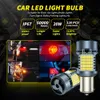 新しい2PCS CANBUS LED 1156 BA15S P21W BAU15S PY21W 7440 W21W WY21W T20 CAR LED BULB TURN SIGNAL LIGHT AUTOランプファンAMBER 12V