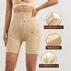 Shapers feminino em forma de corpo Cintura alta calças de barriga destacável bloco de esponja destacável Hip levantando a fivela de vôlei feminina