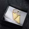 Kolczyki projektanckie dla kobiet Pearl Kolczyka moda 18k złota projektanta Projektowanie słuchawki dobrej jakości liter trójkąt obręczy przyjęcie weselne
