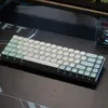 Tillbehör PBT KeyCaps XDA Profil Dye Sub Personaliserad iskristall Mint KeyCap för Cherry MX Switch Mechanical Keyboard 135 Keys