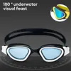 Lunettes de natation professionnelles Couleur Adulte Anti-buée Protection UV Lunettes de plongée Adjustab Hommes Femmes Lunettes de natation Lunettes AA230530