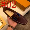 81 Model Fashion Men Designer Loafers äkta läderlägenheter Skor Bekväma Man Casual Shoes Slip On Outdoor Shoes For Luxurious Men Shoes Men Moccasins