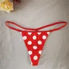 Briefs Panties Polka Dots Women G String Panties Cotton Underwear Double Side Low-Rise Ladies Thongs Sexy Lingerie S-XL J230530