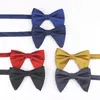 Бабочки Ricnais Fashion Solid Color Big Bowtie Red White Tie для мужчин Бизнес Свадебные вечеринки гигт аксессуары