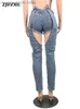 Dżinsy damskie seksowne dżinsowe dżinsowe dżinsowe dżinsowe dżinsy dla kobiet rozryte dżinsy wydrążone w mujer chude dżinsy t230530