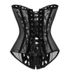 Bustiers Corsets Black Sexy Hollow Out Water Trainer Corset Women 's Lace Up Boned Slimming Overbust Body Shaper Lingerie Plus Size