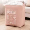 Basket Quality Practical Large Capacity With Drawstring Foldable Boxes Blankets Organizer Clothes Storage Bag Laundry Basket