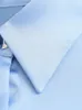 Women's Blouses Satin Women Chic Polo Collar Blouse Female Vintage Blue Silk Shirt Office Lady Loose Button Up Down Fashion Streetwear