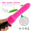 Massager upp rörelse Maskin kvinnlig dildo vibrator kraftfull handfri automatisk penis med sugkopp för kvinnor