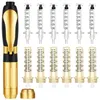 Ansiktsvårdsapparater Guld Hyaluronic Acid Pen Anti Wrinkle Justerbar icke-Needle Hyaluronic Injection Pen