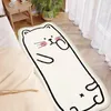 Alfombras INS Cute Children's Room Cartoon Bedside Blanket White Nordic Dormitorio Alfombra Balcón Bay Window Long Strip RoomRug