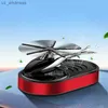 Car Air Freshener Car Helicopter Air Freshener Solar Power Plane Fragrance Diffuser Ornament Dashboard Parfym Decoration Hot Sale Car Helicopter L230523