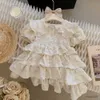 Meisjes Jurken Baby Babykleding Zomer Pasgeboren Gelaagde Jurk Voor Meisjes Kleding Prinses Partij Doopjurken