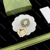 Chic Diamond Double Letter Studs Designer Rhinestone Earrings Crystal Alphabet Dangler Eardrops