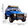 MN78 1/12 Büyük 2.4G Tam Ölçekli Cherokee Uzaktan Kumanda Araba Dört Tekerlekten Çekişli Tırmanma Araba RC Oyuncaklar Erkek Hediyeleri