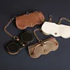 Zonnebrillen Cases Tassen Nieuwe bril Case Eyewear Accessoires Vrouwen Luxe houder dozen lezen eenvoudige ketens