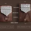 Hluru Kalimba 21 Keys Premium American Black Walnut Keyboard Klawiatura Piano Instrumenty Muzyczne Instrumenty Profesjonalna muzyka prezent urodzinowy