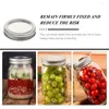 Dinnerware Sets 10 Pcs Mason Jar Lids Covers Home Sealing Canning Wide Mouth Practical Leakproof Sturdy