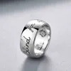 Designer smycken armband halsband ring blind för kärlek orädd smal blomma fågelmönster par ring