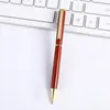 Solid Signature Pen Creative Bamboo Rotary Ballpoy Ebony Gift Business Retro