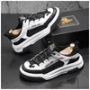 Spring Autumn Casual Non-Slip Fashion Shoes Men's Breathable Lace-up Chic Sneakers Manliga bekväma all-match män skor