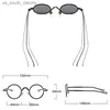 Sonnenbrille SO EI Retro Metall Runde Punk Polarisierte Sonnenbrille Frauen Klare Anti-Blu-Ray-Linse Brillengestell Männer Shades UV400 Sonnenbrille L230523