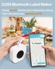 Принтеры Phomemo Q30S Mini Thermal Mabel Maker Machine Portable Wireless Improsora Mabel Printer для организации домашний офис