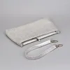 Borse da sera Moda Donna Portafoglio con strass Supporto per telefono Borsa da polso Bling Brillante Borsa Pochette per soldi con patta