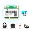 Kaarten wifi 6e ax210hmw mini pcie wifi card bluetooth 5.3 voor Intel Ax210 Netwerkkaart WiFi 6 AX200 802.11ax draadloze adapter