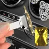 Nieuwe Geld Luipaard Luxe Diamant Auto Airconditioning Outlet Parfum Auto Parfum Auto Interieur Accessoires Vrouwen Geur Clip L230523