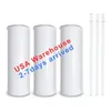 USA Warehouse Fast Ship 25pc/box 20oz Blanks White Sublimation Mugs Water Bottle Drinkware Stainless Steel Tumblers With Plastic Straw And Lid
