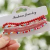 Charm Bracelets Bohemian Colorful Seed Beads Beach Anklet For Women Handmade Fahsion Summer Ocean Ankle Bracelet Foot Jewelry