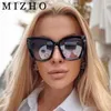 Solglasögon Mizho Brand Designer Cat Eye Solglasögon Kvinna Vintage 2023 Högkvalitativ solglasögon Fashion Big Frame Cool Sexy Female Oculos L230523