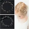 Fermagli per capelli Fasce da sposa semplici Diademi Fasce per capelli in cristallo fatti a mano Copricapo Accessori da sposa Testa di donna Gioielli Diademi