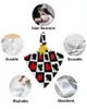 Столовая салфетка 4pcs Diamonds Spades Hearts Poker Square 50 см. Свадебные украшения ткани кухня ужин с салфетками