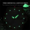 Luxury Brand Lumious Hands Gold Green Watch Waterproof Sports Men's Logo Masculino 2022 G230529