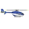 Electric RC Aircraft RC EAR C187 2.4G 4CH 6 Axis Gyro Altitude Hold Flybarless EC135 Scale Helicopter RTF For Children Outdoor Toy 230529