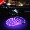 New 5m Ambient Lamp RGB Car LED Neon Cold Light Auto Interior Atmosphere Light Refit Decoration Strips Shine Usb Driver