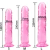 50% OFF Ribbon Factory Store Semi-transparent doux faux pénis mâle et femelle sexe talon colposcopie massage