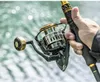 Akcesoria rybackie metalowa woda słona 1000-7000 karp Maksymalne opór 10kg 5,2 1 Szybkie rybołówstwo Rotary Rech narzędzie P230529