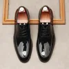 Formal Shoes For Men Shoes Genuine Leather Dress Man Shoe Black Wine Red Wedding Business Lace Up Mens oxford Designer Shoe