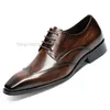 Classic oxford Lace-up Dress Shoes For Men Genuine Leather Handmade Plain Toe Luxury Italian Mens Business Wedding Formal Shoes