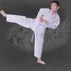 Other Sporting Goods Breathable Karate Uniform Taekwondo Uniform With Belt Elastic Waistband For Kid Sport Training Fitness Gym Taekwondo Clothes 230530