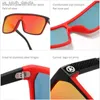 Óculos de sol Hot vendendo óculos esportivos de grandes dimensões One Piece Polarizou Tons de condução polarizados KDeam Men Mulher Fashion Sun Glasses com Box L230523
