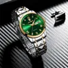 Luxury Brand Lumious Hands Gold Green Watch Waterproof Sports Men's Logo Masculino 2022 G230529